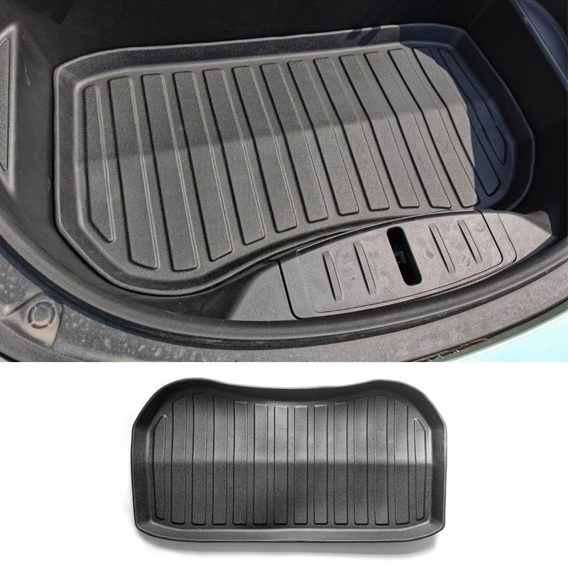 Model 3 Front trunk mat/TPE vertical stripes
