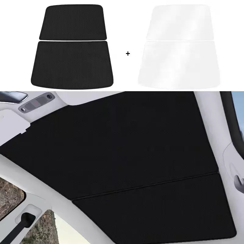 model Y sunroof sunshade (integrated)