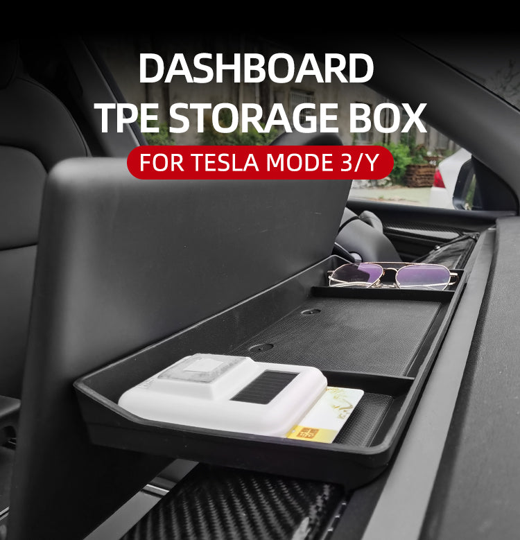 Model 3/Y Dashboard Silicone TPE Storage Box