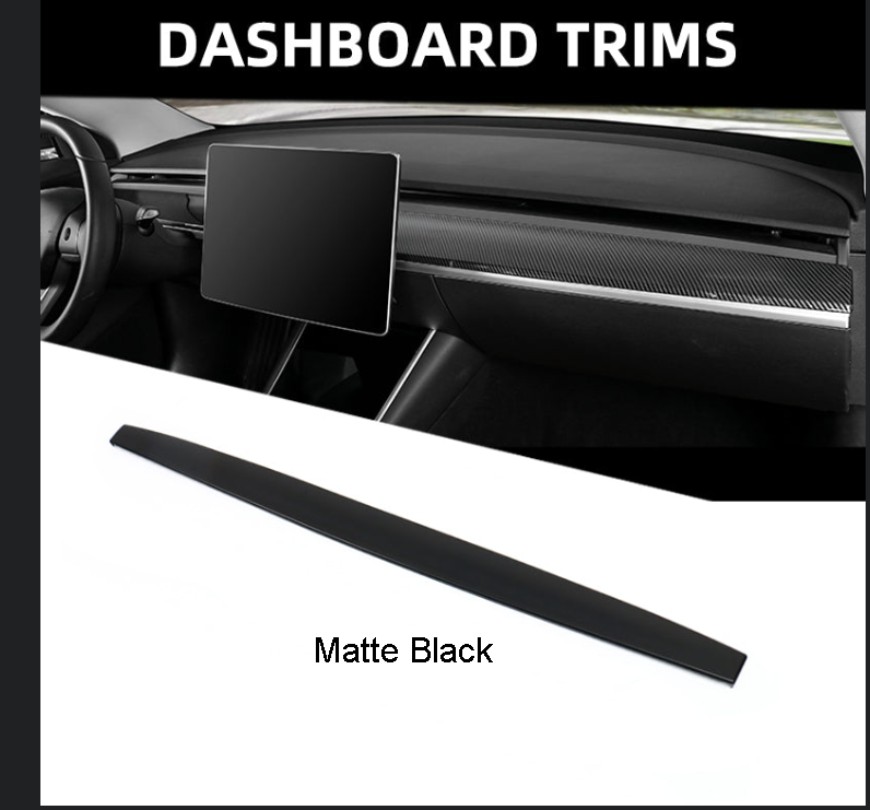 Model 3/Y Dashboard panel long trim sticker